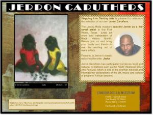 Jerron Caruthers Is Featured Artist In Fort Worth Juried Show